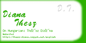 diana thesz business card